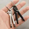 Keychains Lanyards 1 set of mini screwdriver pocket keyring maintenance manual tools multiple small portable keychain Hike outdoor slotted Q240403