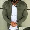 Mäns jackor Mens Winter Slim Fit Warm Coat Moto Biker Stylish Cool Muscle Jacket Outwear Crop Tops Plus Size Drop Delivery Apparel C Dhydv