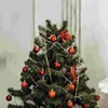 Dekorativa blommor 5 datorer Xmas Tree Decoration Berry Sticks Fake Artificial Glitter Stems Christmas Ornament Wreath Making Hushållen bär