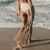 Beach Bags Ladies Woven Handheld Grass Bag Summer Vacation French Women's Forest Series Hollow Mesh