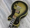 Anpassad butik Chibson Yellow Green Gold Electric Guitar Vintage Silverburst Adam Jones Ebony Fingleboard Frets Binding3405424