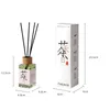 YXY 100ml Tea Fragrance Reed Diffuser Sets Oolong Jasmine White Home Rattan Aromatherapy Set Oil Glass Bottle Diffusers 240407