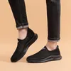 Casual Shoes Summer Men Mesh Breathable Men's Sneakers Slip-On Loafers Outdoor Man Walking Big Size 38-48