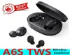 Trådlösa hörlurar A6S TWS Bluetooth Earphone PK Redmi Airdots Sport Waterproof Mic Headset Buller Avbrytande Stereo Earbuds2939576