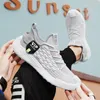 Casual Shoes Sneakers Men 2024 Breattable Stretch Fabric Soft Running Sport Lightweight
