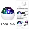 Colorful Rotating Stars Moon Projection Lights Baby Night Light