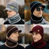 Berets Brand Skullies Bons de chapeaux d'hiver masculin pour hommes Scarpe Chapeau en tricot Capanie bonnet mâle Homme Gorro Bonnet Caps