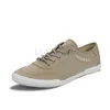 Gelegenheitsschuhe für Männer atmungsaktive Leinwand Soft-Soled Wear-Resistant Herren Sports High End Mode