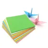 Cartes 10 couleurs assorties combinaison du papier origami 7x7 10x10 15x15 20x20cm grues artisanat carré papier pliant a4 bricolage papier à la main