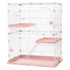 Cat Carriers Minimalist Modern Rental Room Cages Breathable Balcony Pet Villa For Household Dormitory Kitten Litter Cats House Products H