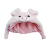 Appareils pour chiens chapeau de compagnie super doux en acrylique adorable modélisation de cochon de cochon de chats décor de Noël fournitures
