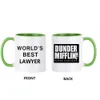 TV Series The Office Mugs Coffee Tea Milk Tableware Beer Drinkware Dunder Doctor Lawyer 240407