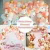 122pcs Balloon Arch Kit with Butterfly for Bridal Shower Wedding Birthday Baby Shower Festival Party Anniversary Decorations 240328