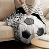 Coperte flannel calcio lancio palline coperte design calcio lanci di divano letto per letto pile da viaggio