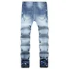 Jeans masculins pour hommes cravates teintes de gigantes