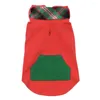 Vêtements pour chiens vêtements de Noël animaux de compagnie chats hiver chihuahua cug costume chaud santa claus festif manteau à capuche votants de chiot