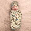 Blankets Adorable Ferret Pattern Baby Swaddle Blanket For Born Receive