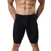 Underpants Men's Sexy Style Fashion Simple Pure Underwear Long Boxer Close Fitting Cuecas Masculina Bielizna Meska