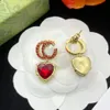 Wysokiej jakości kolczyki Projektant marka Marka ślub ślub vintage kryształowy kryształ biżuteria na prezent na imprezę dla kobiet