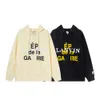 Spring Men Hoodie Designer Sweater Heren Dames Mode Letter Afdrukken Splash Wind Sweatshirt Casual losse hap -sweatshirt