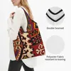 Förvaringspåsar retro boho turkiska kilim navaho väv vävt textil shoppingväska tote persisk tribal etnisk konst livsmedelsbutik shoppare