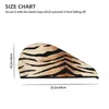 Towel Microfiber Hair Care Cap Tiger Skin Pattern Absorbent Wrap Fast Drying For Women Girls