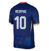 2024 2025 S-2xl Netherlands Memphis Soccer Jersey Holland Jersey Virgil Dumfries 24 25 Bergvijn Shirt Klaassen Allenamento a casa DE Ligt Kit Kit Shirt