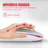 Möss Ultra Thin Thin Wireless Mouse 2.4 GHz Optical 1600DPI Gamer Office Tyst Ergonomiskt utformat med USB -mottagare lämplig för PC och Laptop H240407