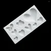 Bakvormen 3D hartvorm siliconen mal cake decoratie gereedschap cupcake chocolade schimmel decor muffin pan stencil K214