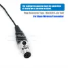 Microfones mini xlr 4 pinos Ta4f clipe de amarração no microfone de microfone Lavalier Bodypack para o sistema sem fio shure t1 ut1 sc1 blx1 pg1 pgx1 glxd1