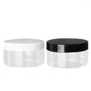 Storage Bottles 14pcs 89Dia. Transparent Wide Mouth Bottle Empty Plastic Body Cream Containers Screw Lid 5oz 150ml 200ml Cosmetic Jar With