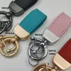 Keychains Lanyards Mini Französische Lambskin Keychain Anhänger personalisierte Paar Autos Schlüsselring Buntes kurzer süßer Tasche Q240403