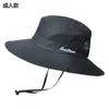 Wide Brim Hats Bucket Womens ponytail sun hat UV protection net folding wide brown beach fishing bucket summer hiking outdoor Q240403