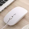 MICE Vendre à chaud Souris de fil neutre 2,4 GHz avec câble USB Ultra-mince conçu ergonomique adapté à PC ordinateur portable.