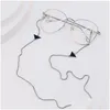 안경 체인 패션 패션 현대 디자인 편지 선글라스 체인 여성 삼각형 편지 마스크 이어폰 액세서리 고품질 드롭 델 DH40Z