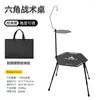 Camp Furniture Small Portable Camping Table Accessories Camper Tourist Outdoor Car Trunk Box Terrace Mesa Plegable Home