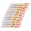 500 пакетов одноразовых зубных щетков с зубной пастой в 5 цветах - набор для ухода за пероралом для перемещения для гигиены на ходу - удобная массовая упаковка для легкого использования