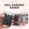 Sensores Banda de areia Makartt 300pcs Lixing Bands 80 150 240 Grit for Professional Manicure Pedicure Brill Hine Cada tamanho 100pcs