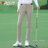 PGM Autumn Women Fleece Golf Pants Ladies Elastic Slim Sport Trousers Women High Waist Casual Pants Winter Warm Golf Sweatpants 240326