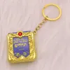 Keychains Lanyards ZKD Tehilim Psalm Book Keychain Pocket Mini Je Gift Q240403