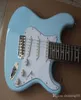 New 6 string FD electric guitar sky blue Fingerboard maple guitar9088473