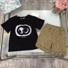 Designer Baby Tshirt ensembles de vêtements d'été printemps