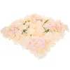 Dekorative Blumen Hochzeit Kulisse Dekoration Wandpaneele Blume Seiden Rosentuch künstlich