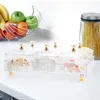 Servis uppsättningar mellanmålsfack tallrik kökskål aptitretare frukt maträtt kreativ torrhållare container