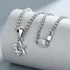 quality Chrome High necklace hexagram big tongue cross flower bullet pendant necklace Hip Hop niche design retro personality fashion designer jewelry gift er