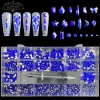 Bottles 3100pcs/box Nail Crystal Rhinestones Kit Fancy Shaped Stones for Diy Nails Art Decorations with Picker Dotting Pen Tweezers