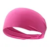 Elastischer Yoga Stirnband Sport Sweatband Frauen lauft Haarband Turban Outdoor Fitnessstudio 240402