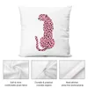 Poduszka różowa geparda/lamparta okładki na sofy siedzące