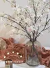 Decorative Flowers High End Cherry Blossom Simulation Artificial Light Luxury High-end Furnishings Dining Table Flower