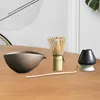 Teaware sets 4 stcs Japanse matcha garde set met houderaccessoires multipurpose tools traditionele handicraft professional voor beginner